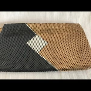 Whiting & Davis Metal Mesh Clutch Evening Bag